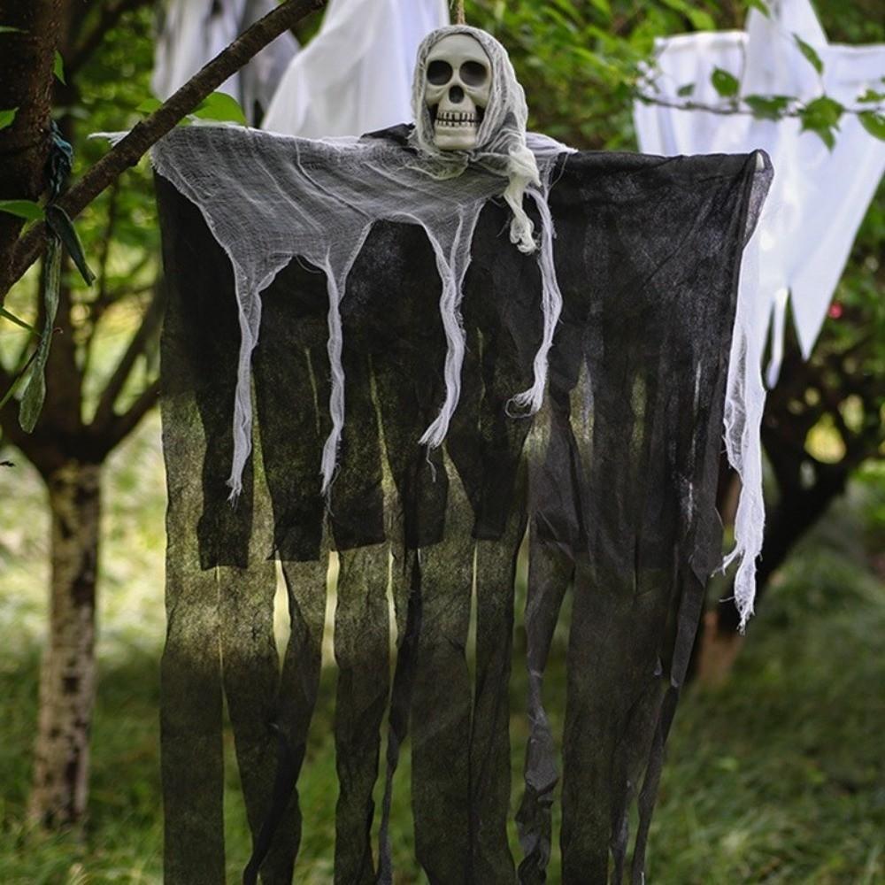 Horror Halloween Skull Decorations Party Scary Pendant Halloween Party Supplies  Halloween Party