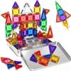 Portable Magnetic Stained Glass Building Tiles Set for Kids - Educational Toy