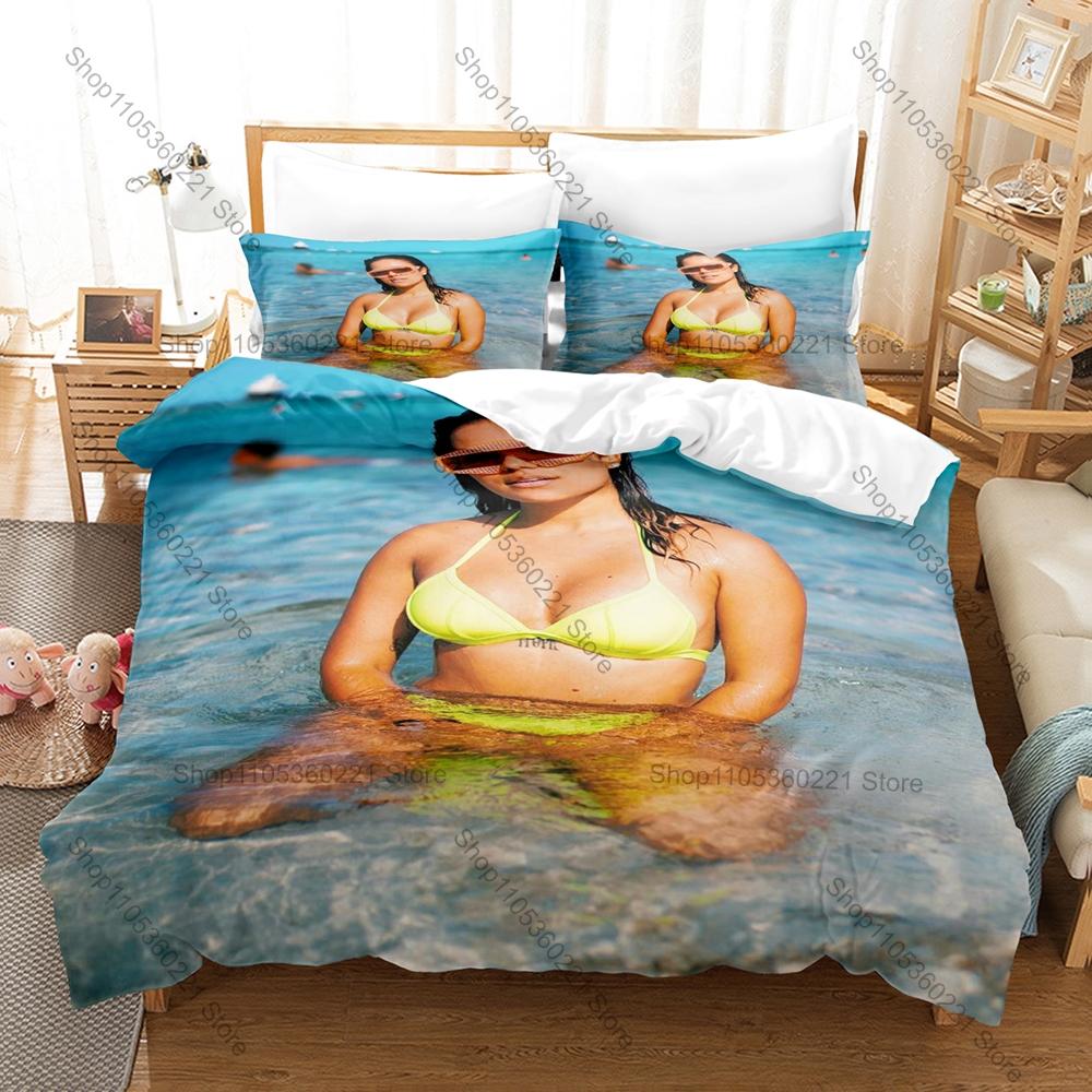 Colombian Reggaeton Icon Karol G Mañana Será Bonito Pink Angel Bichota Album Collage Bedding Set 1 Duvet Cover + 2 Pillowcases
