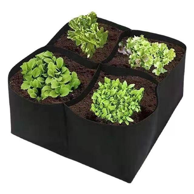 Detachable Felt Multi-Grid Planting Bag for Vegetables, Flowers, and Grass