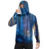 Men's Shirt With Mask Lightweight Long Sleeve Hooded Hiking Fishing Performance