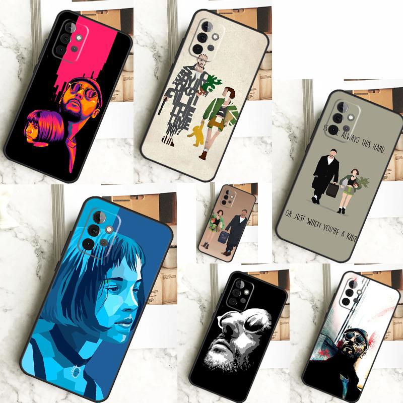 Leon The Professional Case For Samsung Galaxy A54 A34 A14 A15 A35 A55 A52 A32 A12 A51 A71 A33 A23 A13 A53 Coque