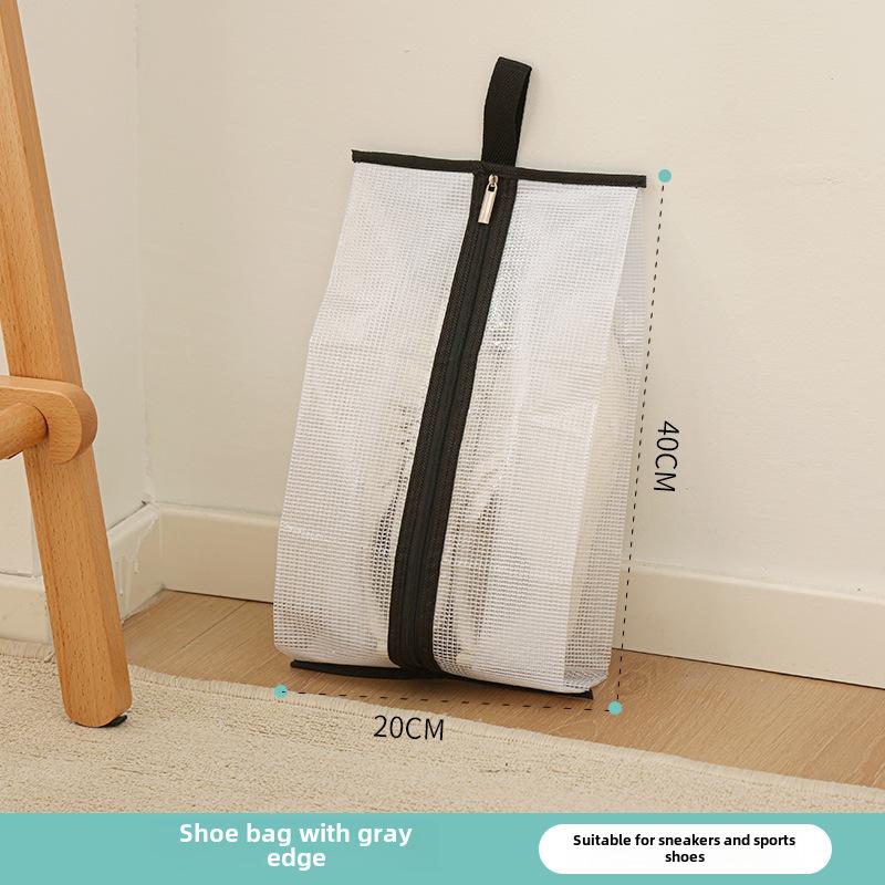 Travel Shoe Bags, Waterproof Dustproof Shoe Storage Bags with Handles, Clear Shoe Organizer for Boots and Shoes