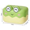 Scatola Detersivo Drenante Forma di Rana Carina Portatile Scatola Animale in Plastica Antiscivolo Bagno Decorazione Casa Materiale PP Supporto Doccia