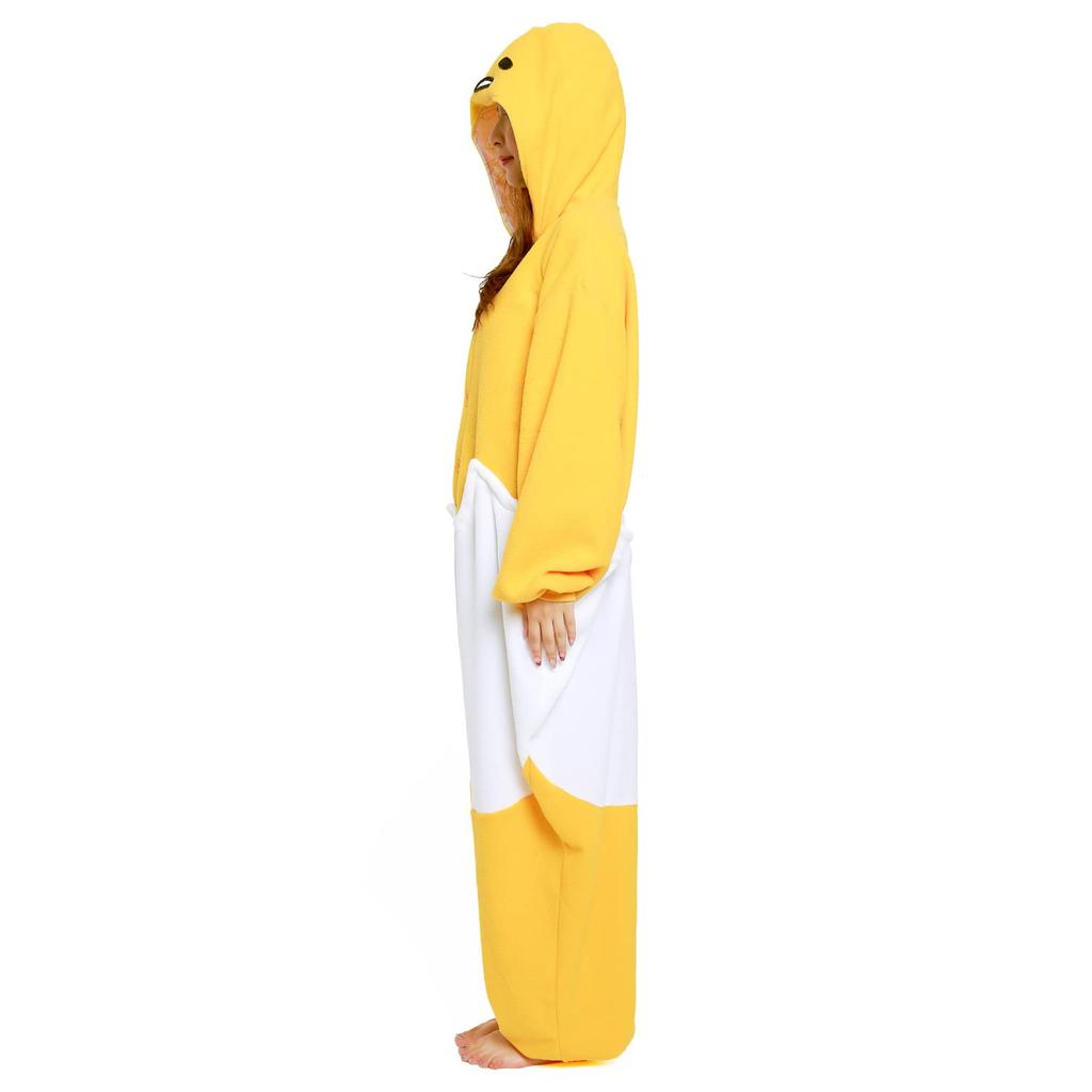 SAZAC Fleece Kigurumi Gudetama Free Size SAN-859 (Adult)