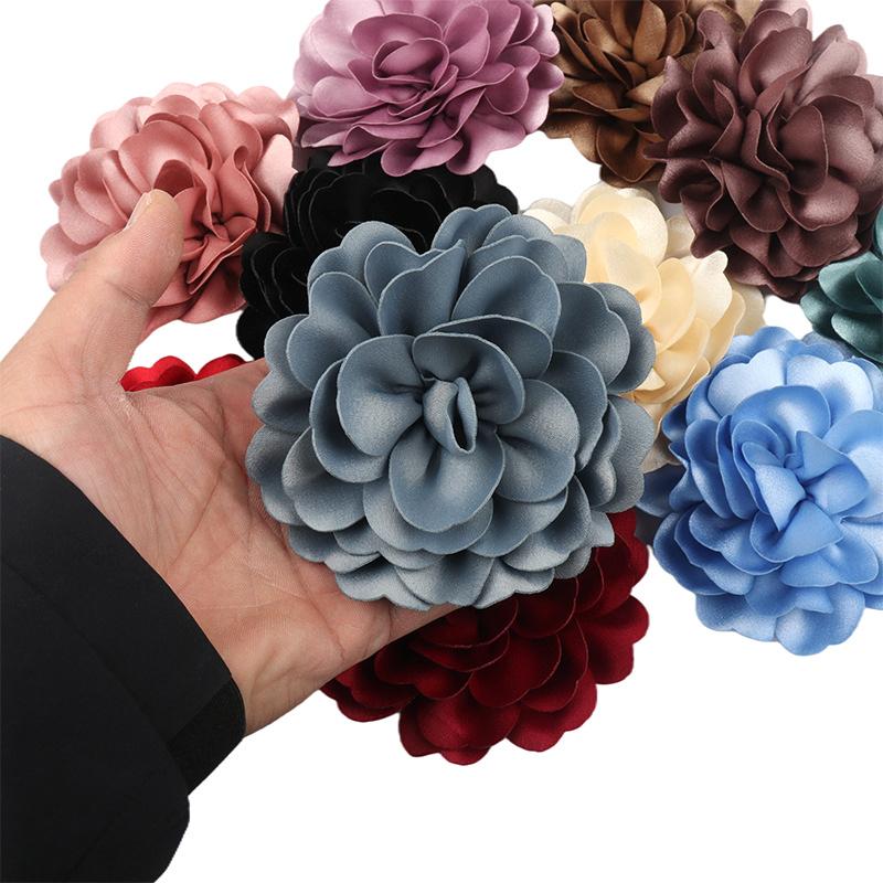 11Cm Multi-Layer Flower Suit Sweater Coat Brooch Clip Handmade Lapel Pin Badge Brooches For Women'S  Accessories