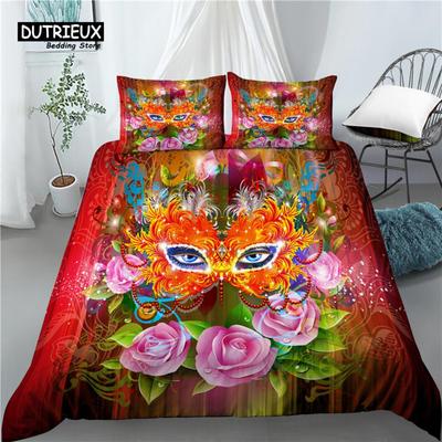 Home Living Luxury 3D Bright Abstract Print 2/3Pcs Comfortable Duvet Cover Pillowcase Bedding Set Queen And King Au/Eu/Us Size