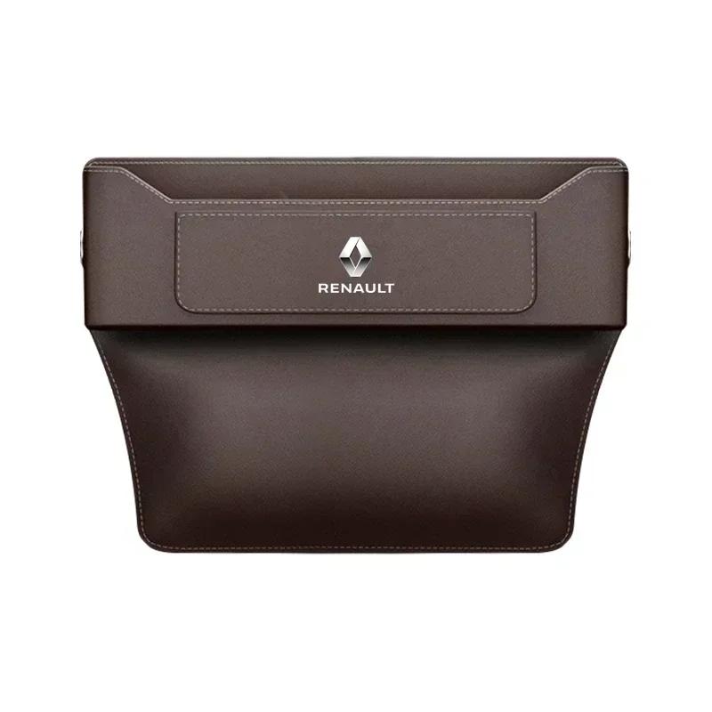 Hub Caps Car Seat Gap Organizer Seat Crevice Slot Storage Box For Renault Megane 2 3 Koleos Duster Clio 4 Logan Captur Kadjar Ac