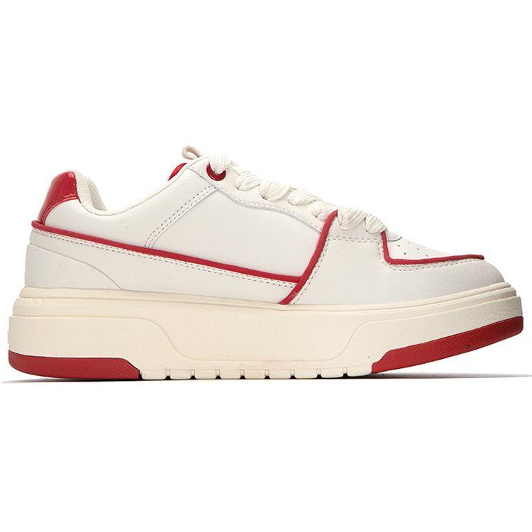 MLB Chunky Liner Synthetic Leather Korean Style Non-Slip Shock Absorbing Wear-Resistant Lightweight Low-Top Sneakers Unisex Sneakers 3ASXCA12N-43RDS