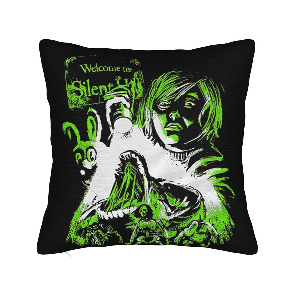 Silent Hill Pyramid Head Square Pillow Case  Cushion Cover Creative Zippered Decorative Throw Pillow Case Cover for Sofa 18x18