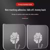 Strong Adhesive Non-Marking Wall Hook - No-Punch Suction Cup for Bathroom & Kitchen
