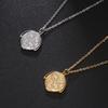 IC XC NIKA Jesus Christ Conquers Medallion Necklace Women Men Stainless Steel Neck Chain Orthodox Cross Religious Jewelry