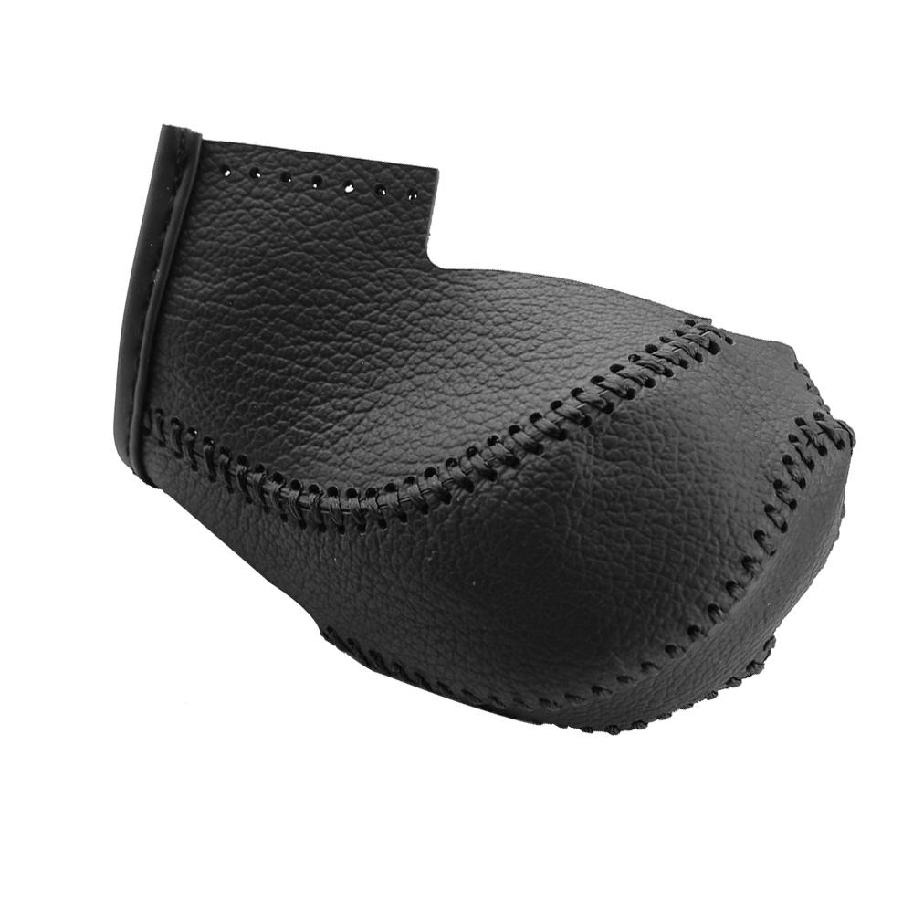 Leather Car Gear Shift Knob Cover for Infiniti FX35 EX25 EX35 EX37 AT Interior Gear Shift Collars Protector Accessories