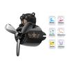 KUKII Pilot Bear Car Air Freshener - Rotating Propeller Vent Diffuser with Essential Oil Tablets, Aviation Design, With 6 Fragrance refill