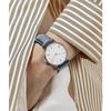 BINLUN Leather and Rubber Hybrid Watch Band, Quick Release Watch Strap, Premium Leather and Silicone Blend Smartwatch Strap for Men and Women, Availab