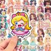 50 Sheets Princess Skirt Stickers for Kids - Cute Cartoon Girl Designs for Kindergarten Doodles