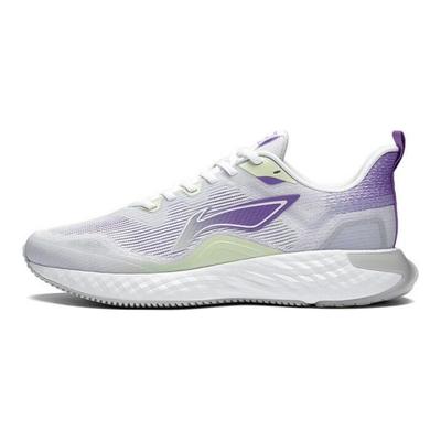 Scarpe da Corsa Basse Traspiranti Li Ning Cloud Runner Uomo Sneakers Bianco Viola ARST011-1