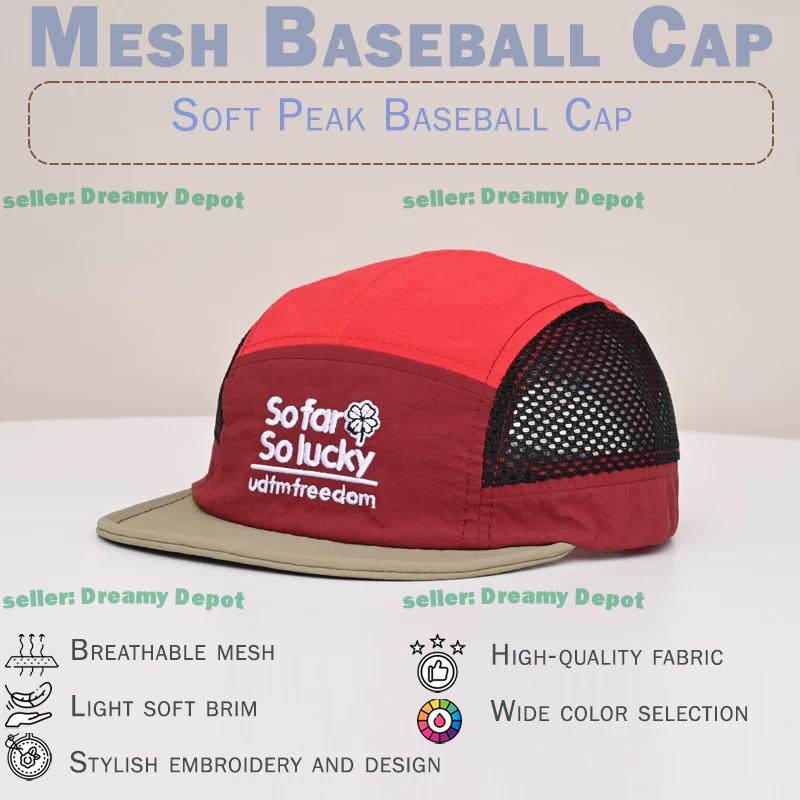 

Breathable Unisex Quick Dry Mesh Baseball Cap Lightweight Summer Spring Casual Snapback Hat
