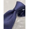 Used Brioni New unused tie 100% silk Made in Italy Genuine business Blue Fine pattern Jacquard Thin