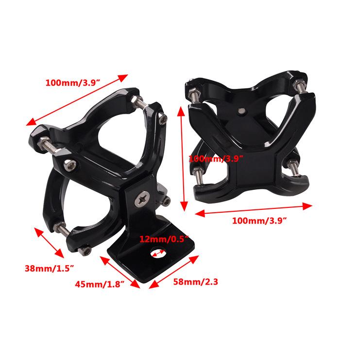 Wrangler Frontstoßstangen-Lichthalterung: Off-Road X Pflaumenblüten-Scheinwerfer Mod.