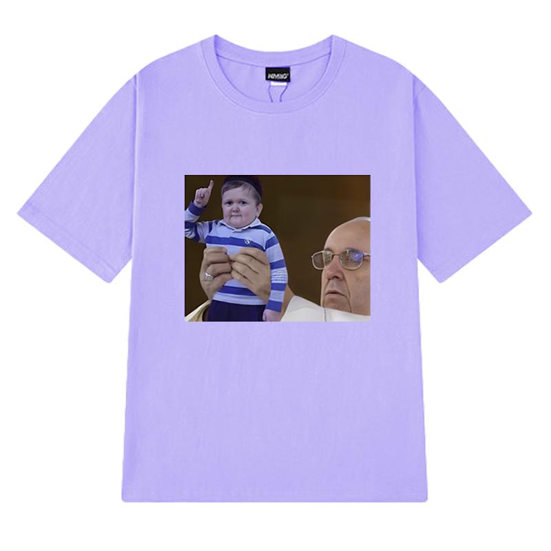 New In Funny Hasbulla Fighting Meme Graphic T Shirts Men Women Oversized Short Sleeve T-shirt Unisex Black 100% Cotton Clothing