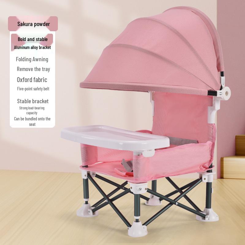 Portable Foldable Sunshade for Baby and Children's High Chair