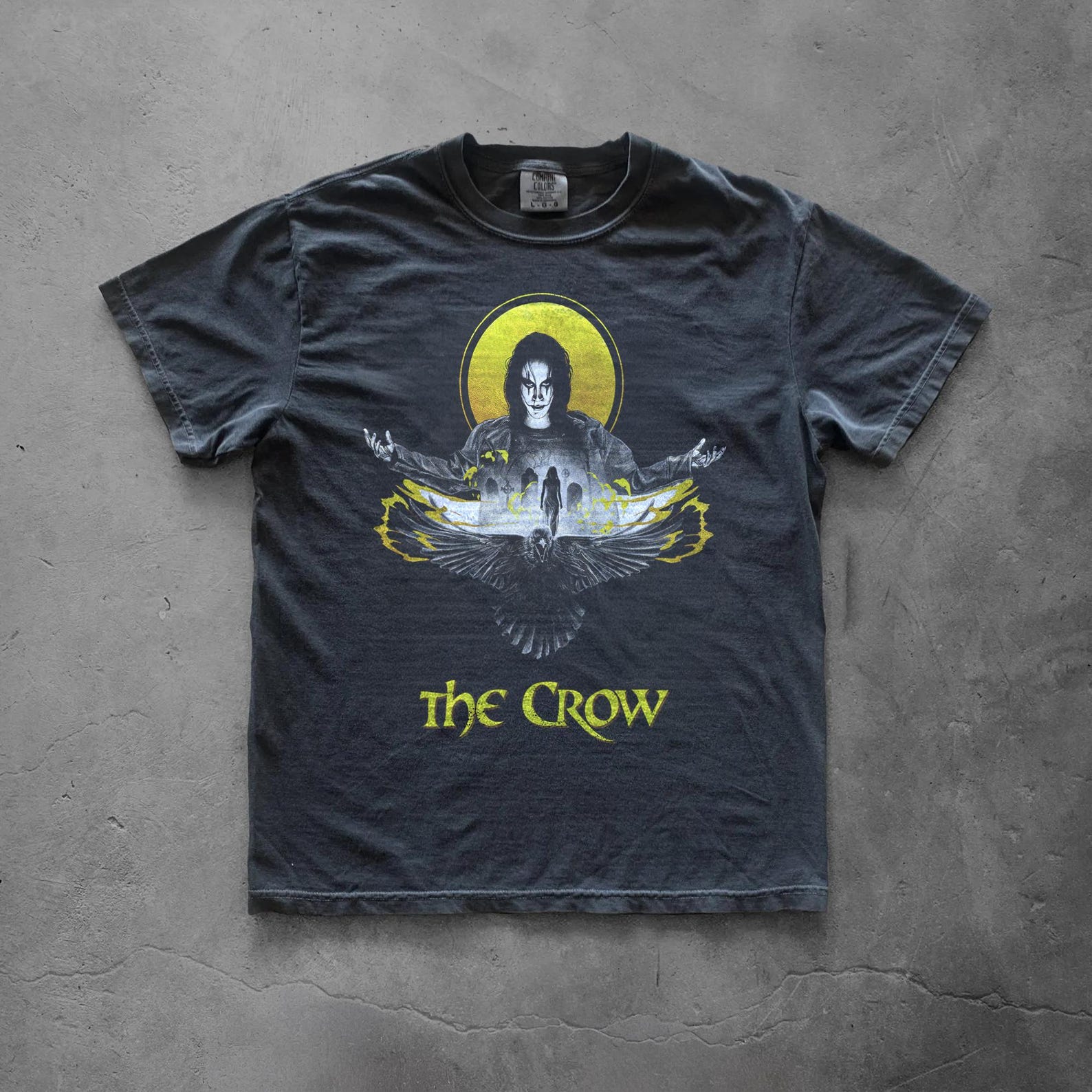 The Crow Graphic Tee, Vintage Gothic Black Shirt, Retro Movie T Shirt 2XL