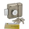 YV26BT-40 Schloss - 6 Stifte - 23mm - 5 Wendeschlüssel - beige