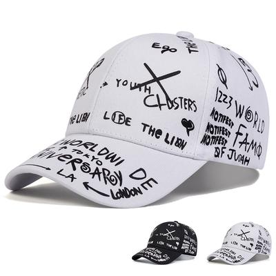 Unisex Xx Graffiti Printing Baseball Caps Spring Autumn Outdoor Adjustable Casual Hats Sunscreen Hat
