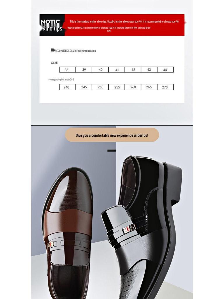 Men's Spring Breathable Leather Shoes - Business Casual, British Style, High-End Pointed Toe for Formal or Wedding Occasions.