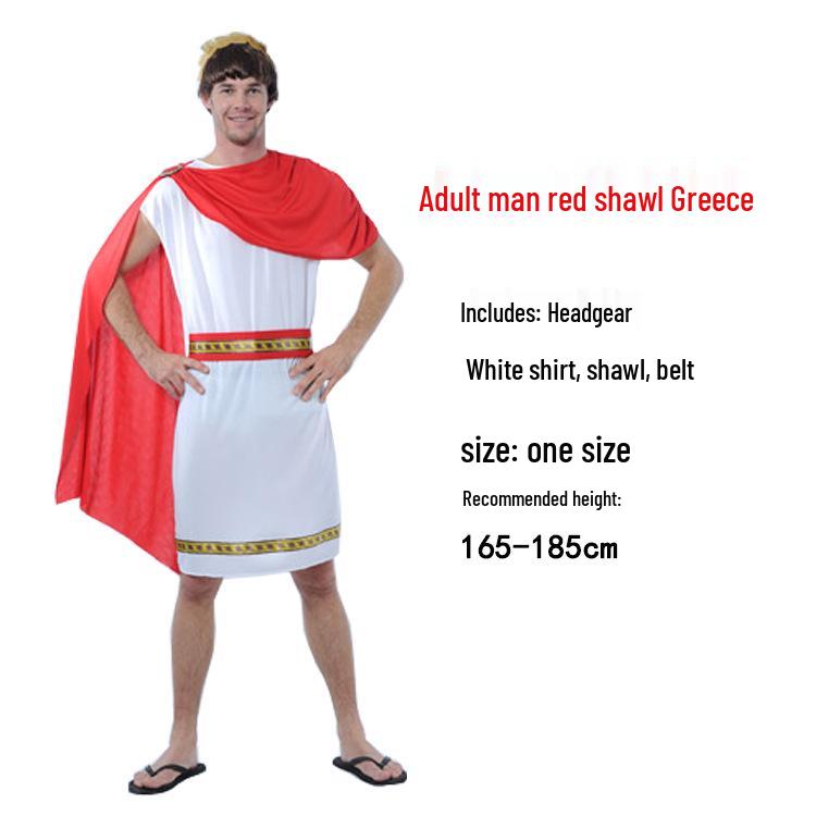 Medieval Spartan Warrior & Roman Senator Costume for Adults