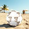 Cute Puppy Indoor Size 5 Soccer Ball Colorful Machine Stitched PVC Competition Ready Durable High-Bounce