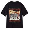 Crab Art Tshirt Unisex Unisex Weirdcore Horror Graphic Print Oversized Casual Streetwear Short Sleeve Tee Tops