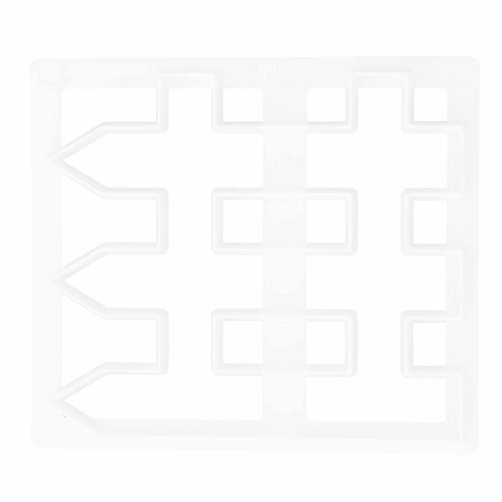 Fondant Cake Fence Printing Cutting Mold DIY Cake Border Decorating Baking Tool Mould