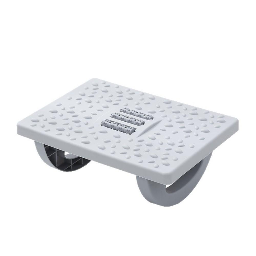 

Ergonomic Under Desk Footrest with Massage Rollers Foot Stool Portability Foot Rest Under Desk сірий
