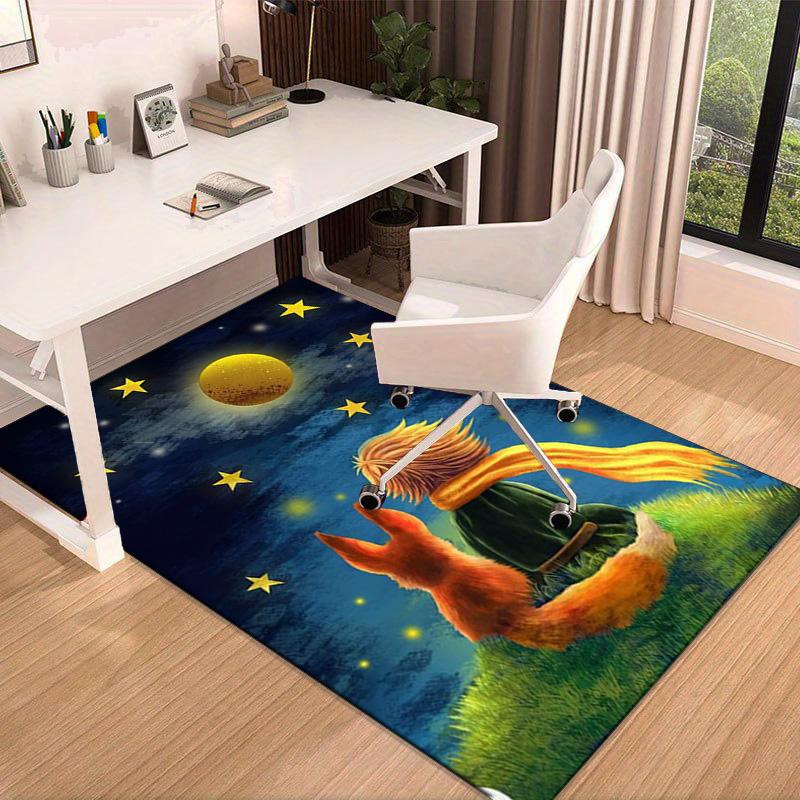 Prince's Nightly Embrace Carpet, Chair Rug,Rug for Office Bedroom living rooms, Doormat decor Fan Gift Christmas Gift