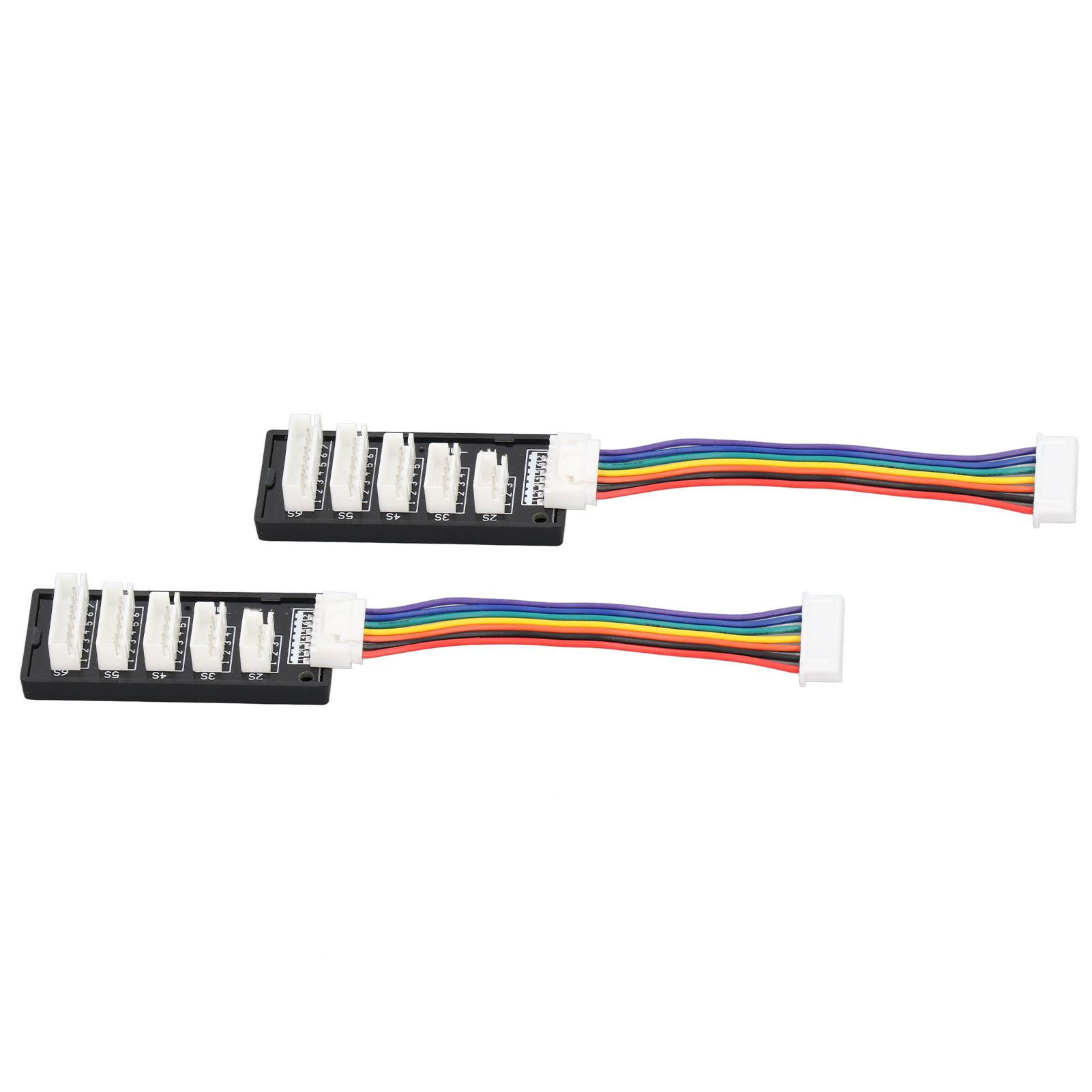 

2PCS Balance Charging Board Plastic 2S6S Balance Charge Adapter Converter for B6 B6AC A6 Smart