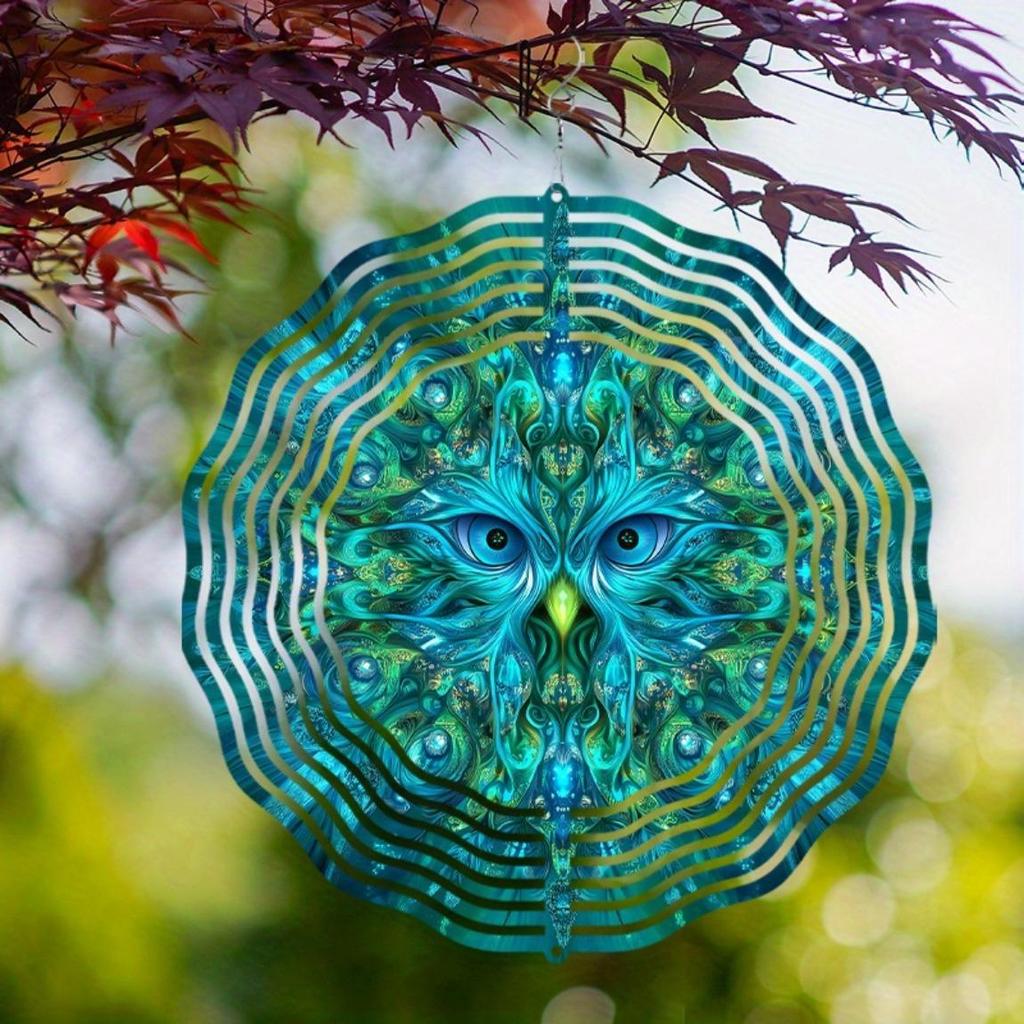 10 Inch Hanging Wind Chime Outdoor Decor for Balcony Garden Dynamic Design with 360 Hook Perfect Gift for Friends Spring Summer Decoration