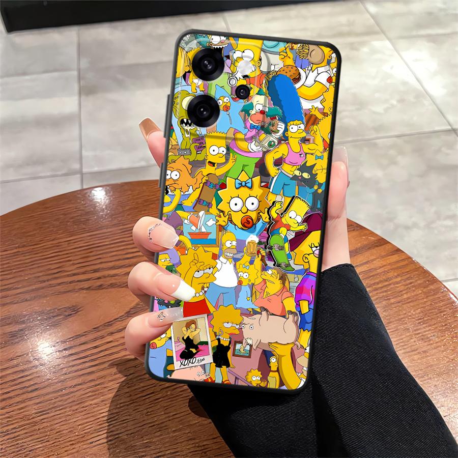 The S-simpsons Phone Cover Case for Oppo Reno 4F 5 6 7 8 10 11 14 F9 F11 F29 A84 A74 A93 A98 A78 A96 A76 A83