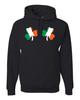 Irish Flag Shamrocks Breasts St. Patricks Day Unisex Hoodie Sweatshirt