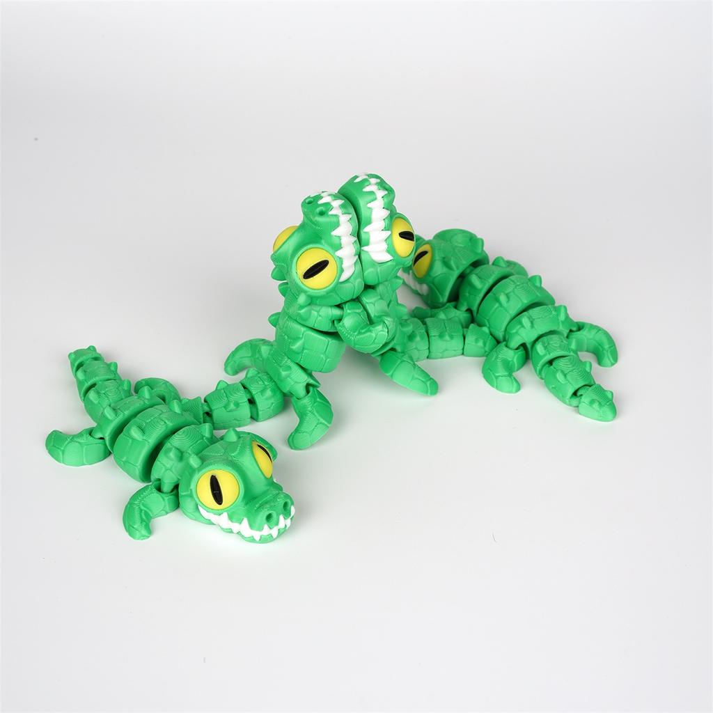 3D-Printed Realistic Animal Model — Articulated, Cartoon-, Stress-Relieving Desktop Ornament