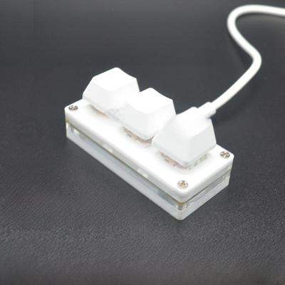 Niestandardowa klawiatura skrótów 3-klawiszowych dla programistów - Kopiuj, Wklej, Wytnij, Wybierz, Enter, Dźwięk, Sterowanie grami