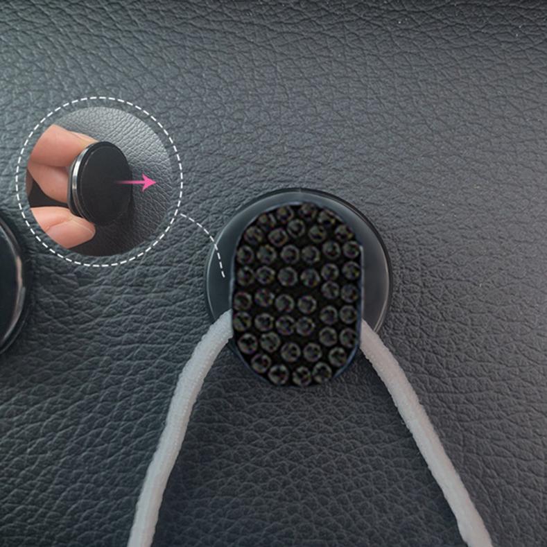 Paste Practical Diamond-encrusted Cute Car Seat Back Hook for Car Interior