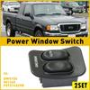 2X DWS150 Window Switch Driver Front Side Black For 1995-07 Ford Ranger F57Z1452