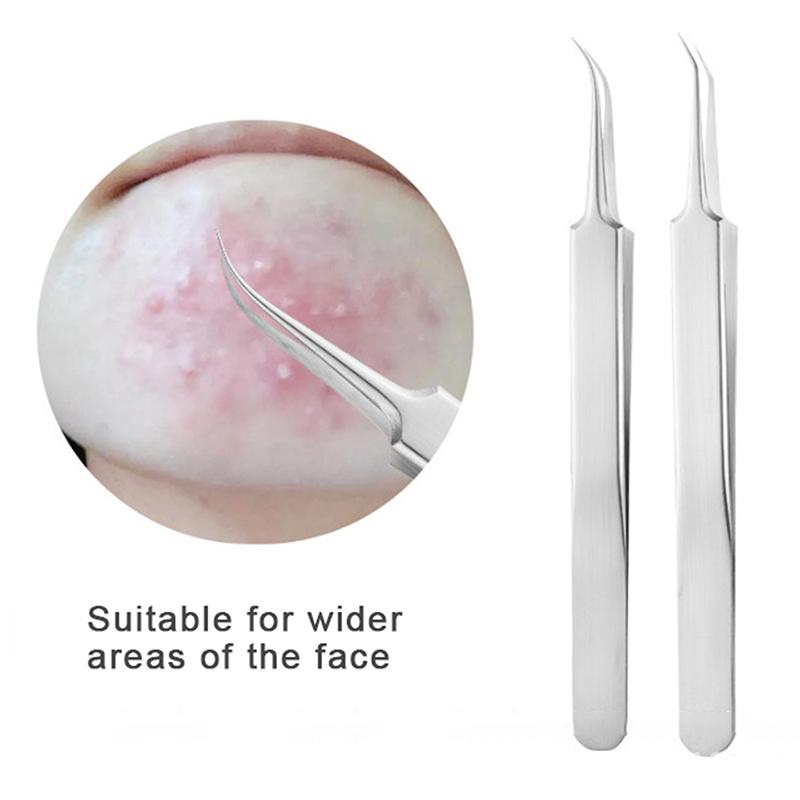 Blackhead Remover Tool Black Head Acne Blemish Pimple Extractor Acne Needles Tweezer Pore Cleaner Face Cleansing Tools Skin Care