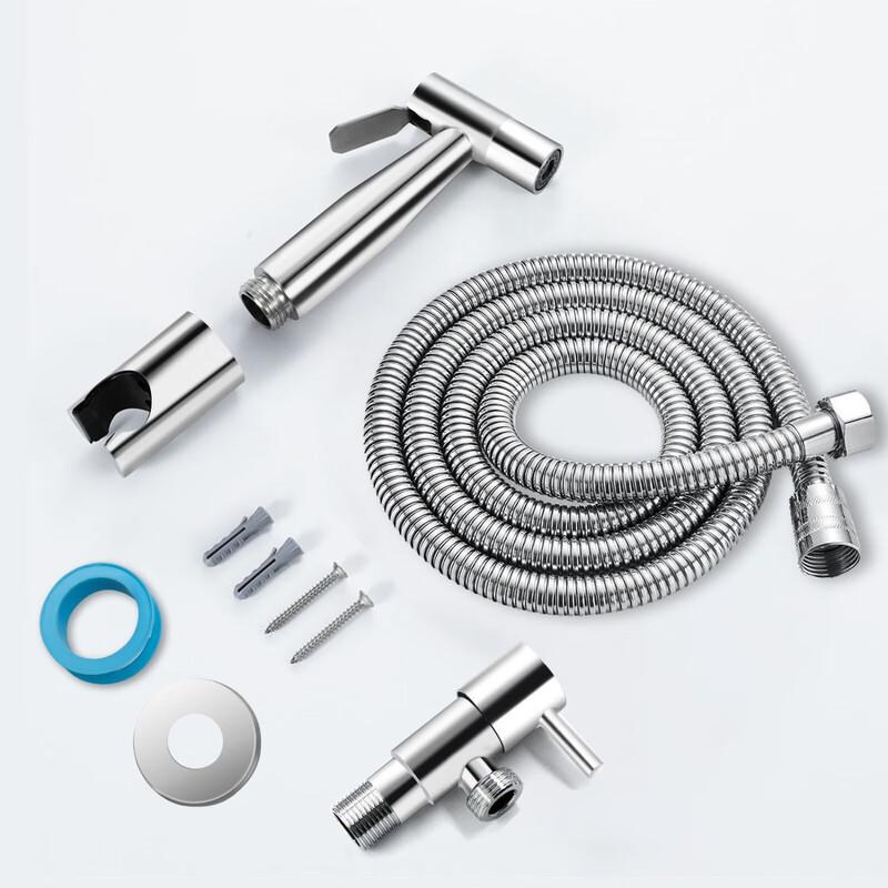 TLXT Toilet Bidet Sprayer with Electroplated Angle Valve