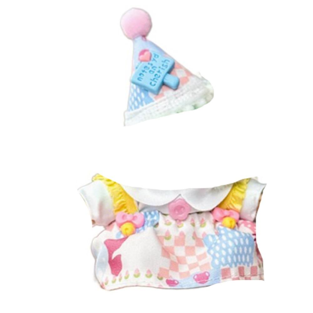 1 Set Dress Labubu Doll's Clothes Skirt Plush Dolls Clothes 17cm Labubu Clothes Set  for 17cm Labubu