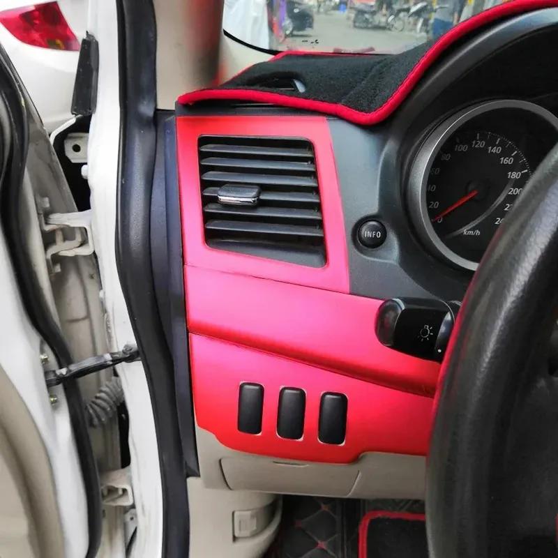 Für Mitsubishi Lancer EX 2009-2016 Innenraum Zentrales Bedienfeld Türgriff Kohlefaser Aufkleber Decals Autostyling Zubehör