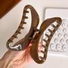 12cm Stylish Retro Hollow Moon Hair Clip For Sophisticated Everyday Looks