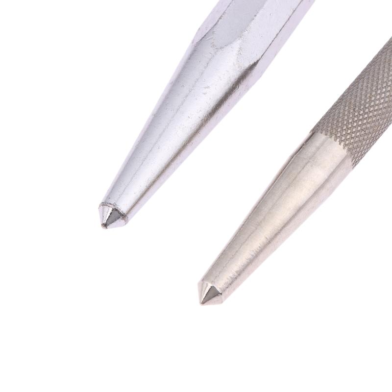 Hartmetall Körner Körner mit rutschfestem Griff Konischer Körnerspitze Körnerführung Metallbohrpunkt Körner Schlosser Meißel Körner